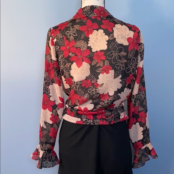 Flower Print Blouse - Picture 2 of 2